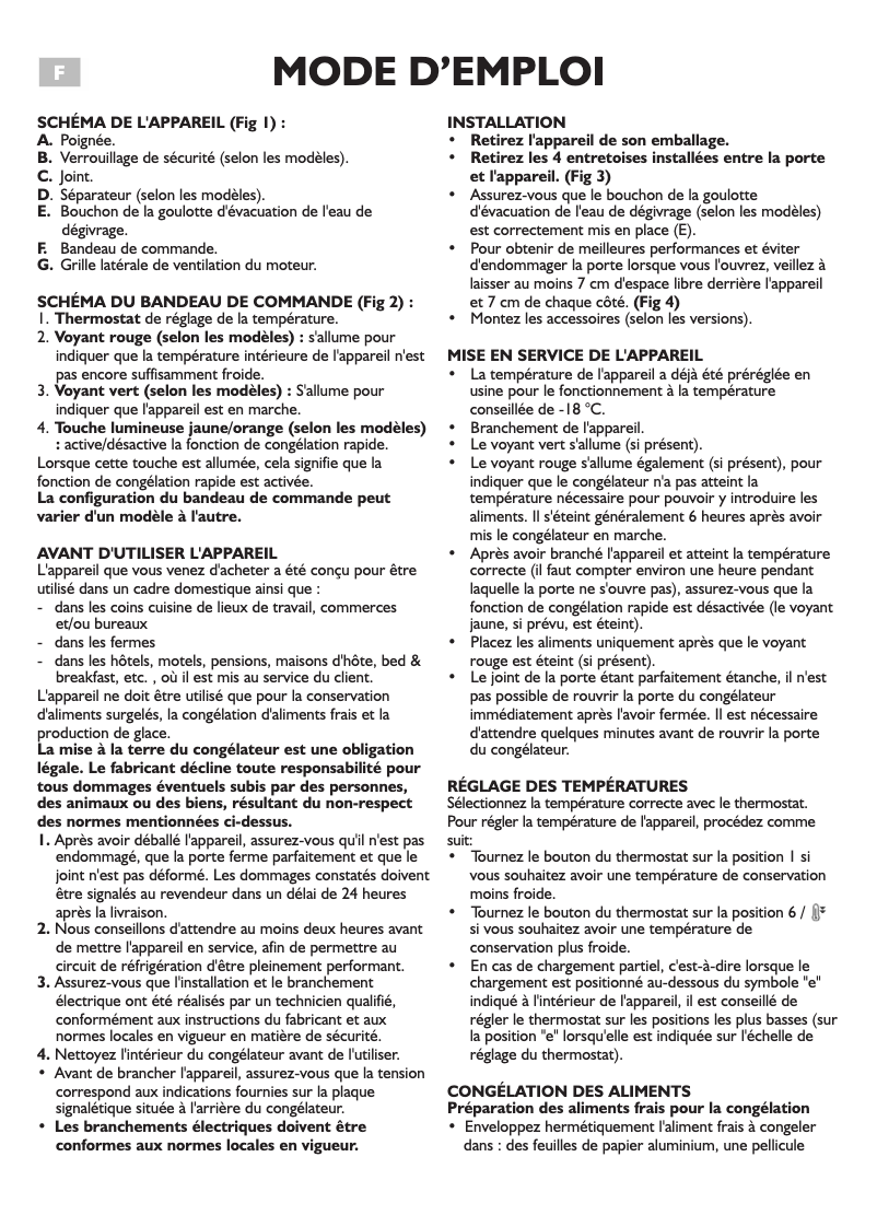 Image de la première page du manuel de l'appareil HF 1310