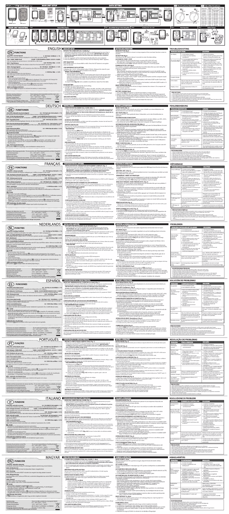 Page 1 de la notice Manuel utilisateur BBB BCP-31W