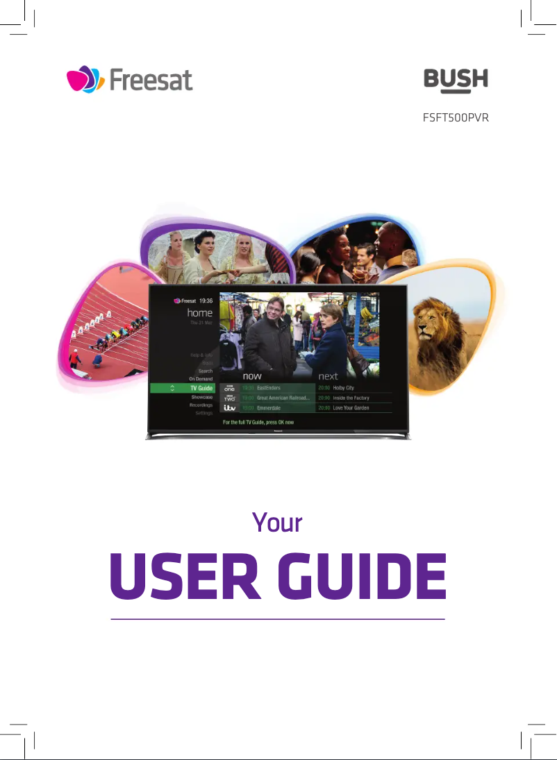 Page 1 de la notice Manuel utilisateur Bush FSFTPVR500