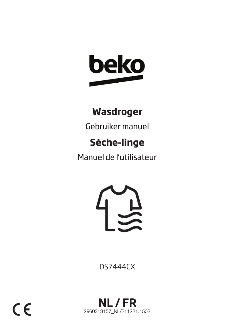 Page n°1 - Manuel utilisateur Beko DS7444CX