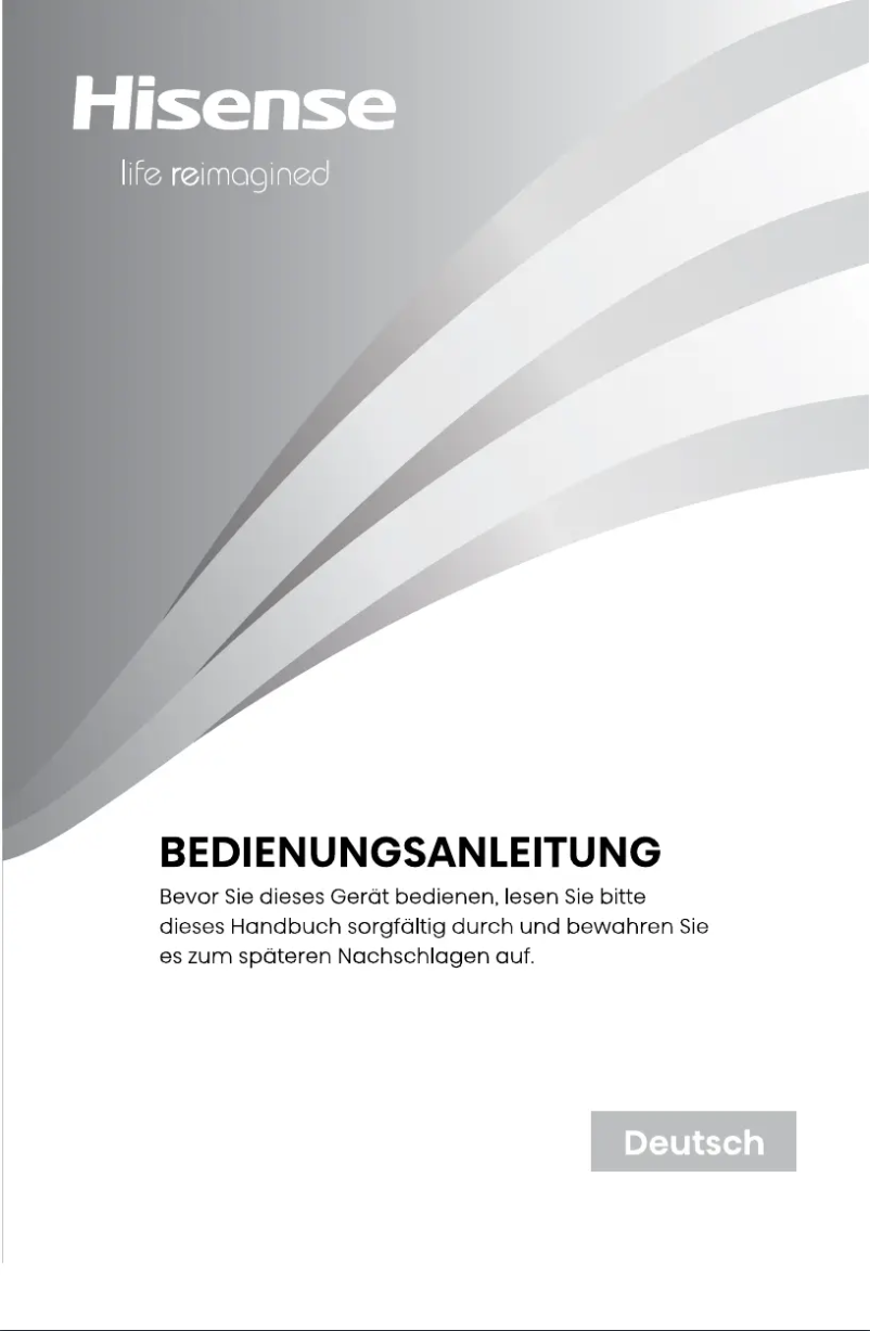 Page 1 de la notice Manuel utilisateur Hisense RQ758N4SWSE