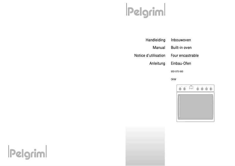 Page 1 of the manual User Manual Pelgrim OKW990RVS