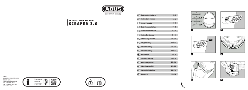 Image de la première page du manuel de l'appareil Scraper 3.0