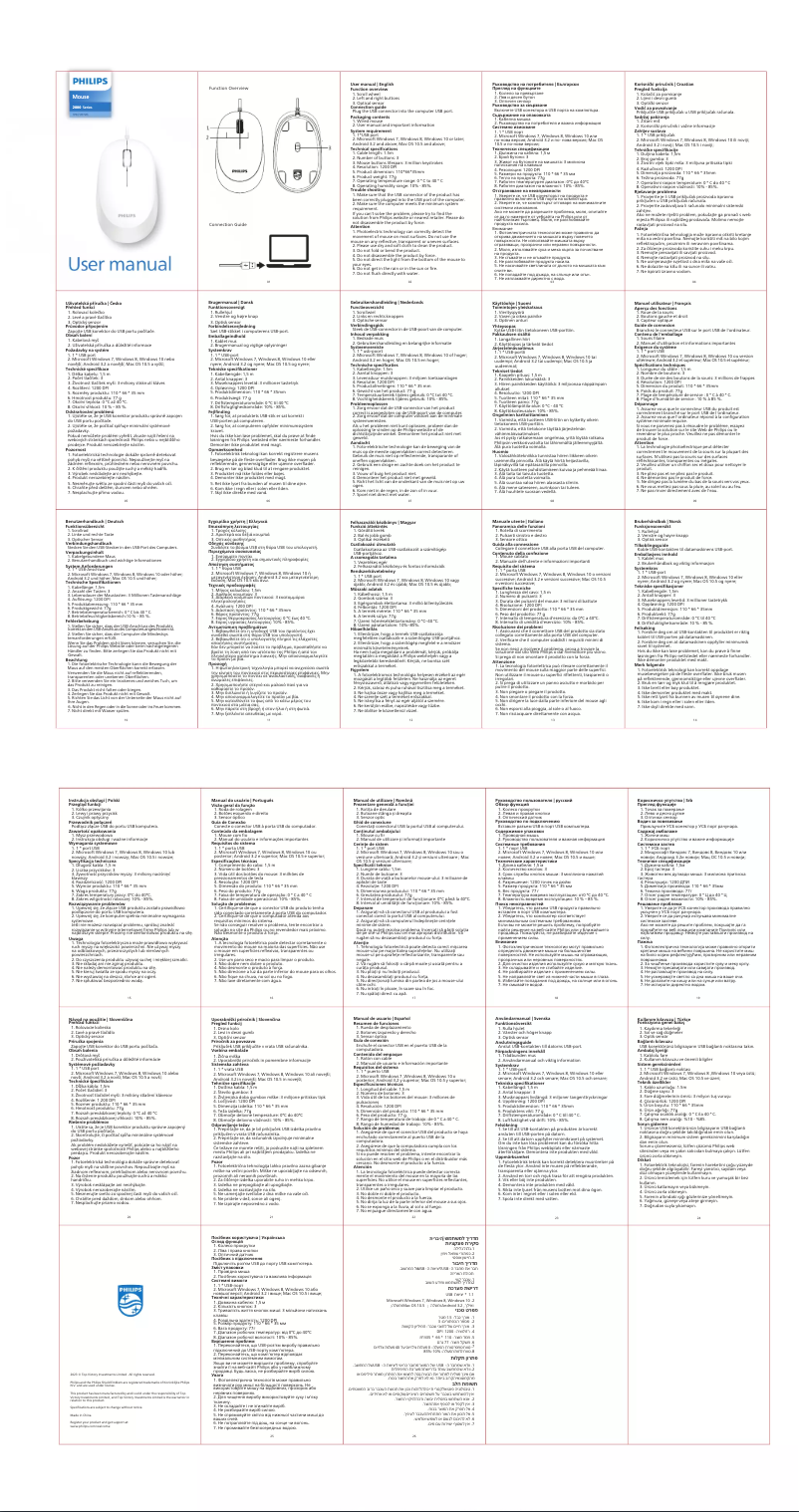 Page 1 of the manual Quick Start Guide Philips SPK7207