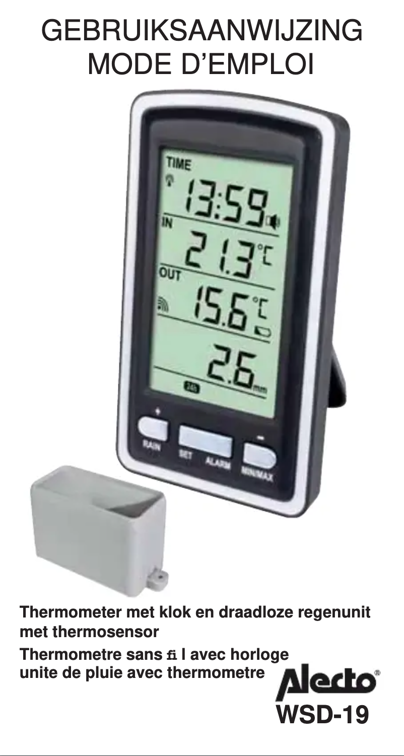 Image de la première page du manuel de l'appareil WSD-19