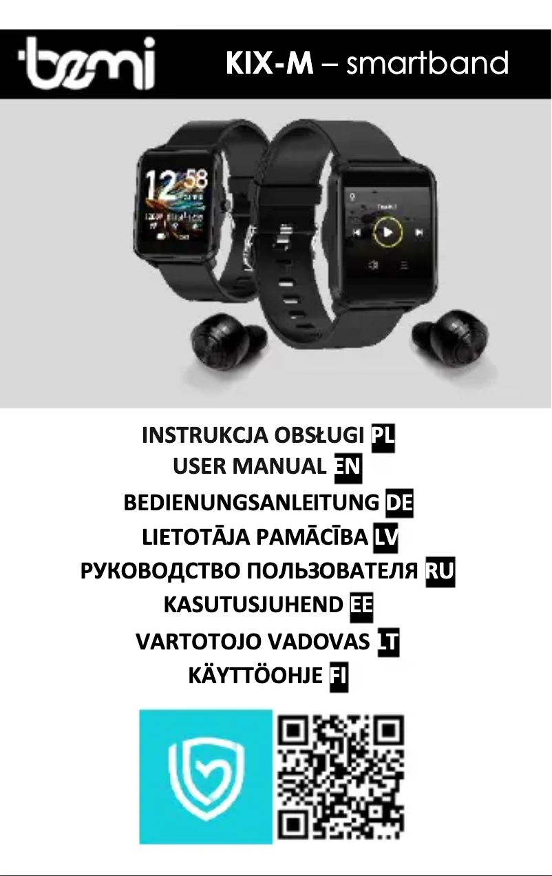 Page 1 de la notice Manuel utilisateur BEMI KIX