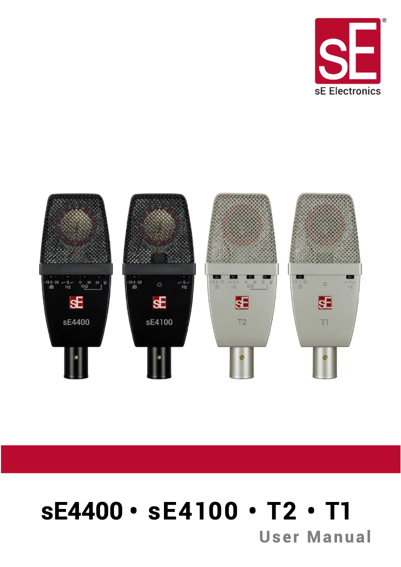 Page n°1 - Manuel utilisateur SE Electronics T1