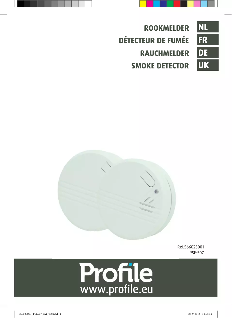 Page 1 de la notice Manuel utilisateur Profile PSE-507