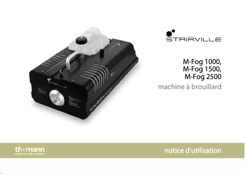 Image de la première page du manuel de l'appareil M-Fog 2500