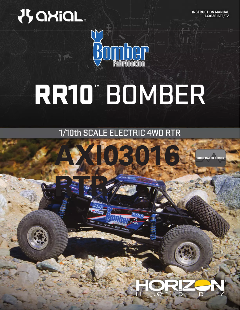 Página 1 del manual Manual de usuario Axial RR10 Bomber