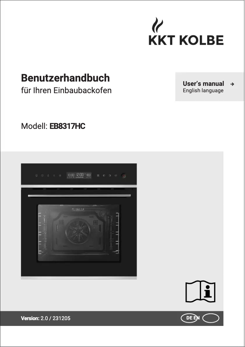 Page 1 de la notice Manuel utilisateur KKT Kolbe EB8317HC