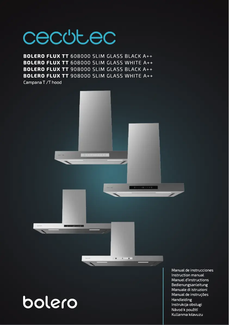 Image de la première page du manuel de l'appareil Bolero Flux TT 908000