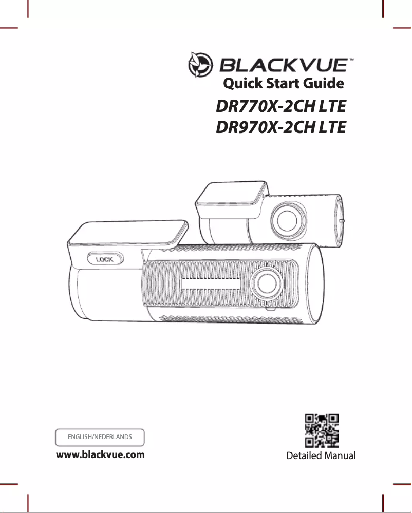Page n°1 - Manuel utilisateur BlackVue DR770X-2CH LTE