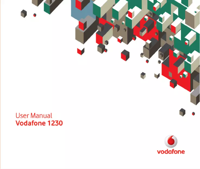 Page 1 de la notice Manuel utilisateur ZTE Vodafone 1230