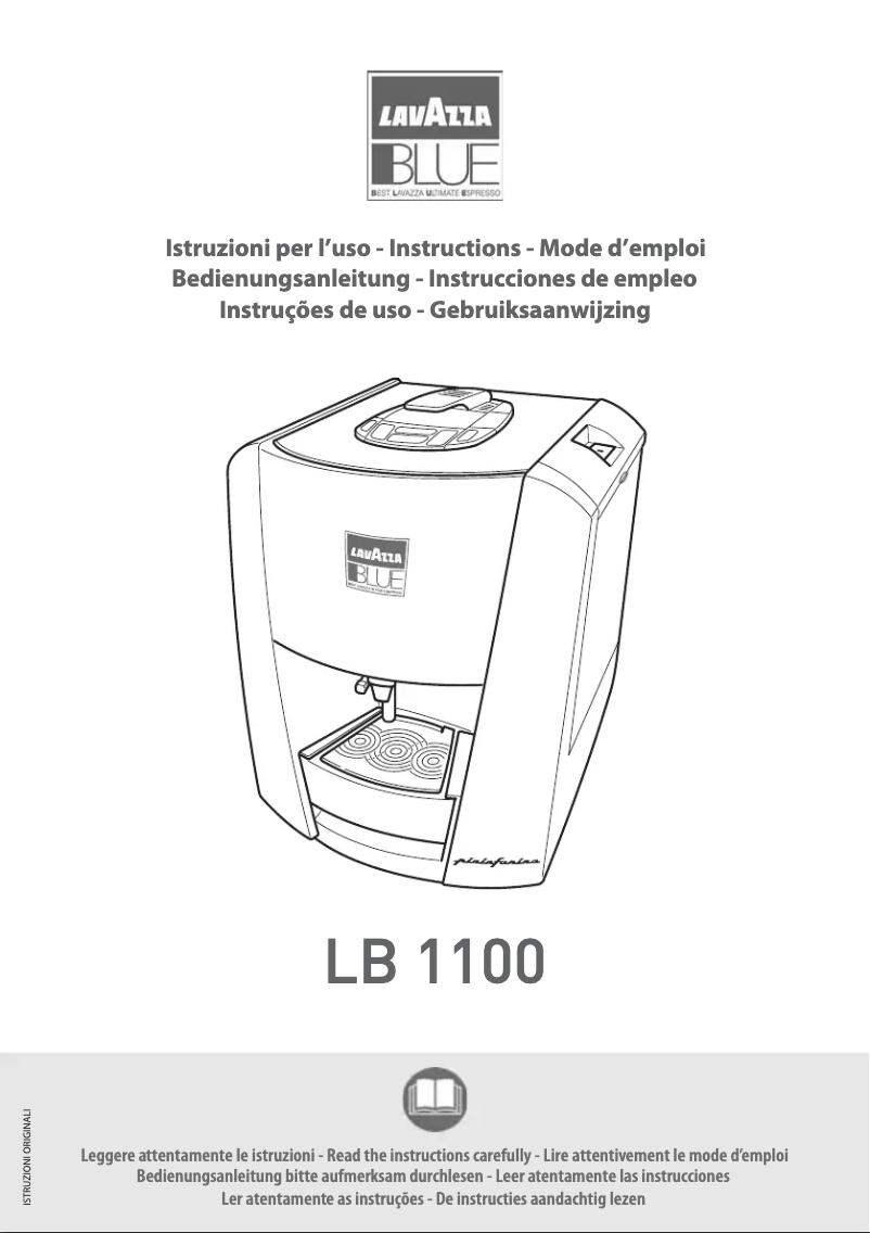 Page n°1 - Manuel utilisateur Lavazza LB 1100