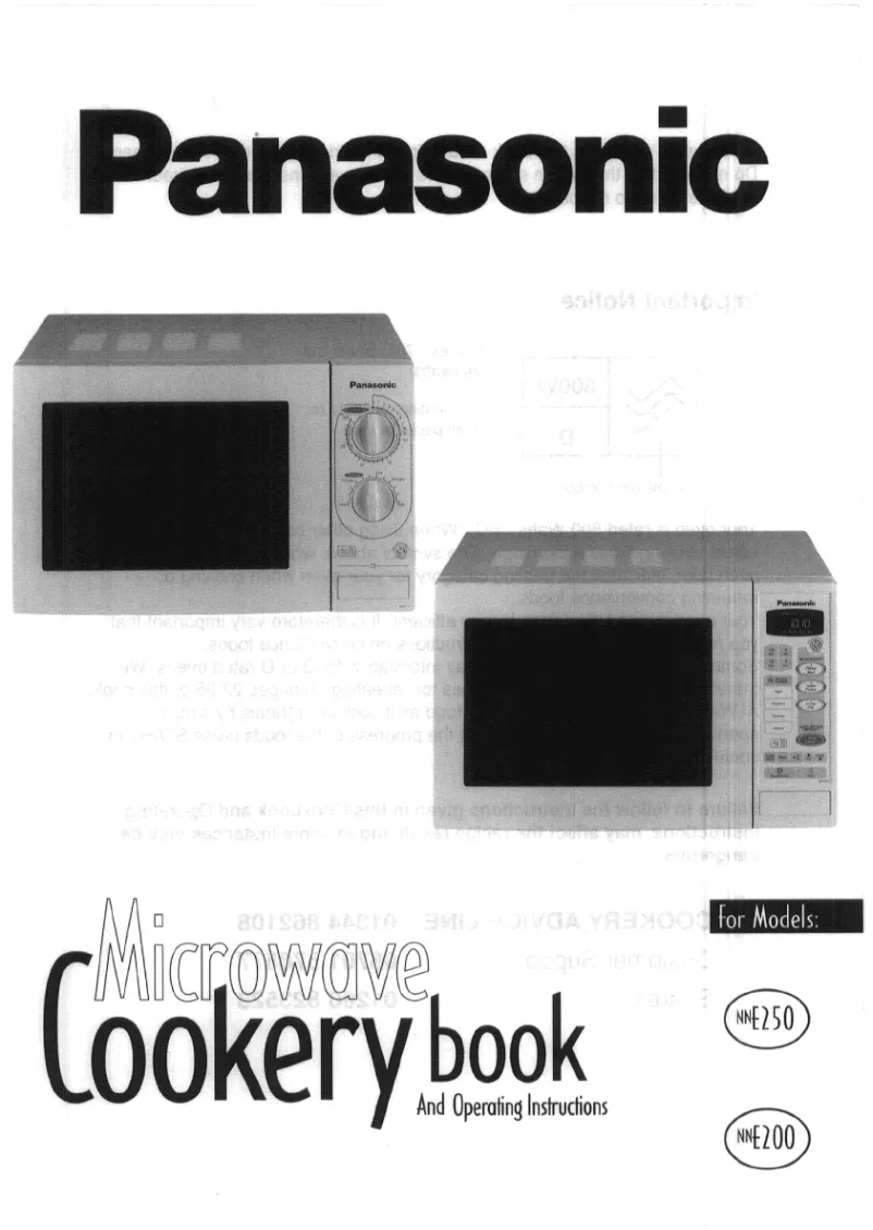 Image de la première page du manuel de l'appareil NN-E200WB