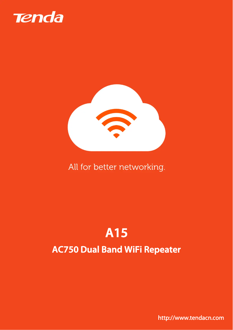 Image de la première page du manuel de l'appareil A15