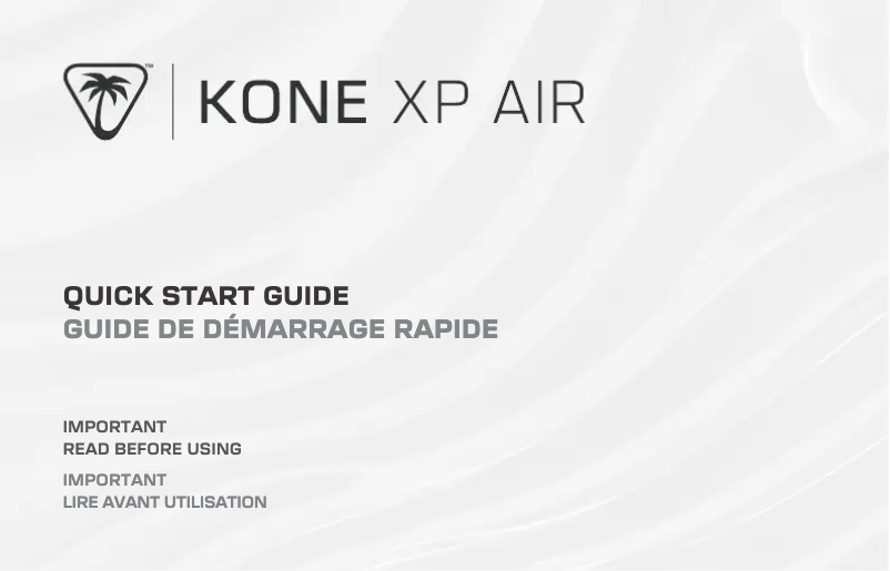 Page 1 de la notice Guide de démarrage rapide Roccat Kone XP Air