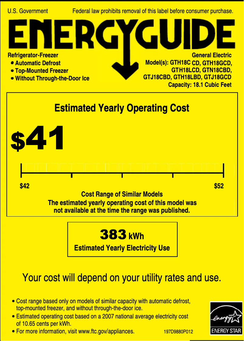 Image de la première page du manuel de l'appareil GTH18CCDBB