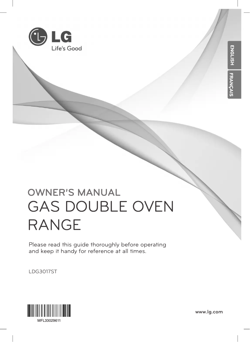 Image de la première page du manuel de l'appareil LDG3017ST