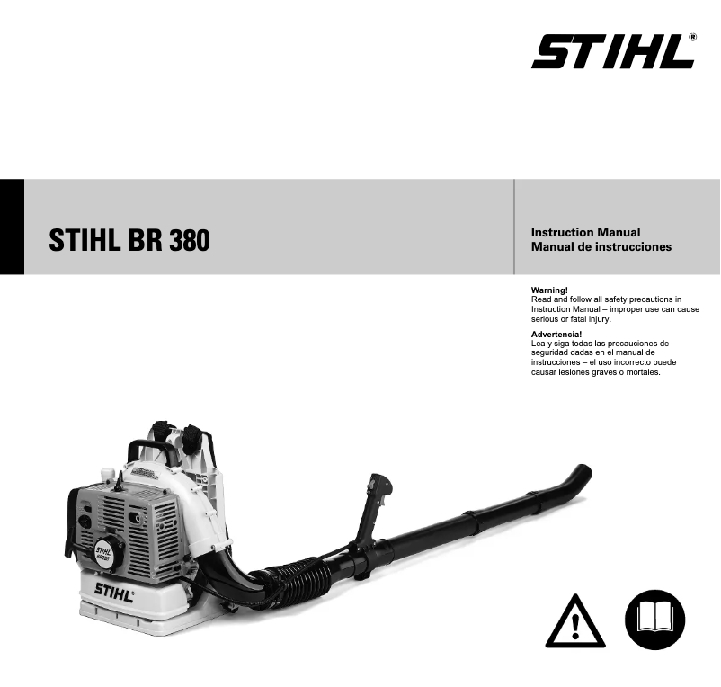 Page 1 de la notice Manuel utilisateur Stihl BR 380