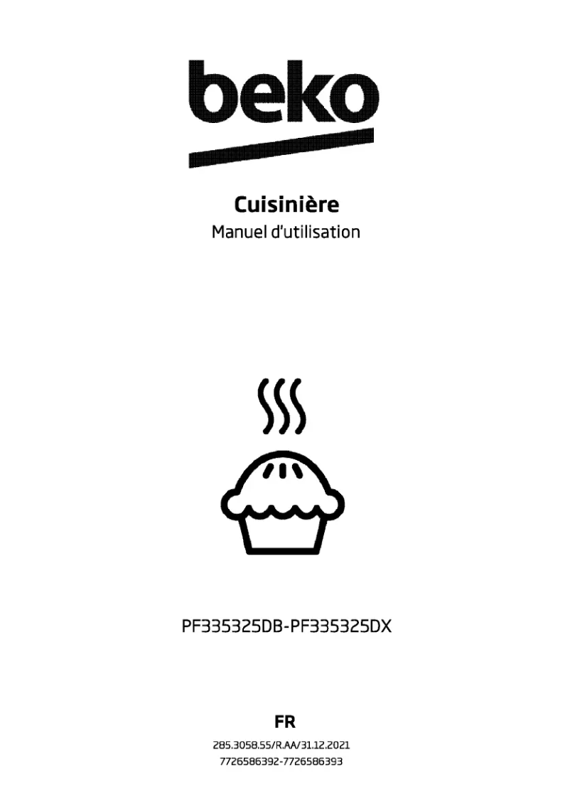 Image de la première page du manuel de l'appareil PF335325DB