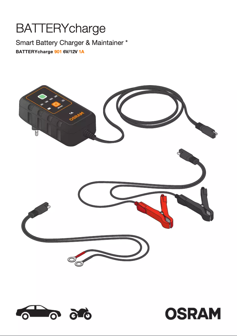 Image de la première page du manuel de l'appareil BATTERYcharge 901