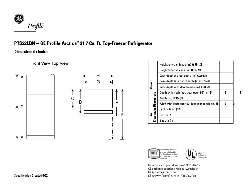 Image de la première page du manuel de l'appareil PTS22LBNCC