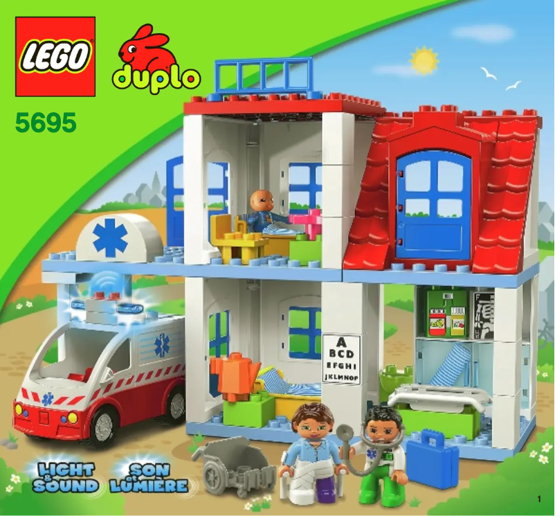 Page 1 of the manual User Manual Lego Duplo 5695