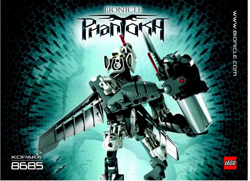 Page n°1 - Manuel utilisateur Lego Toa Kopaka