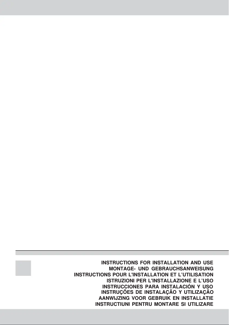 Page 1 de la notice Manuel utilisateur Rosieres RHG5600/1IN