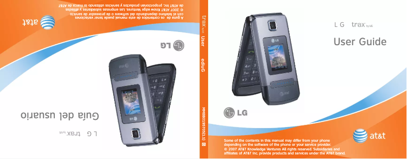 Página 1 del manual Manual de usuario LG Trax