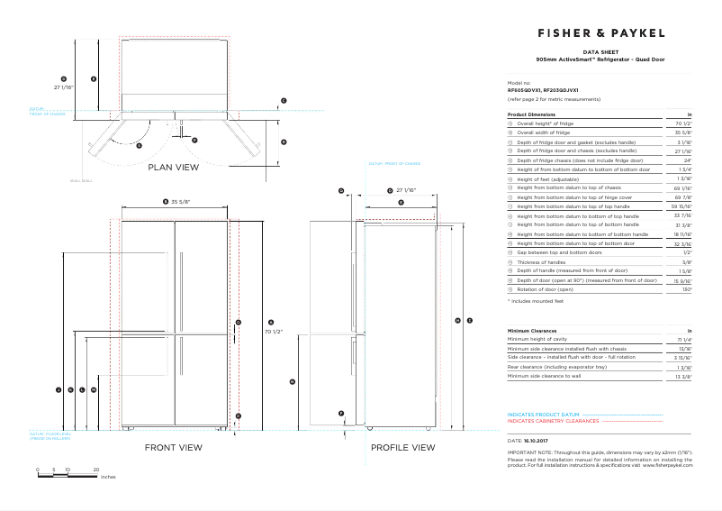 Image de la première page du manuel de l'appareil RF605QDUVX1