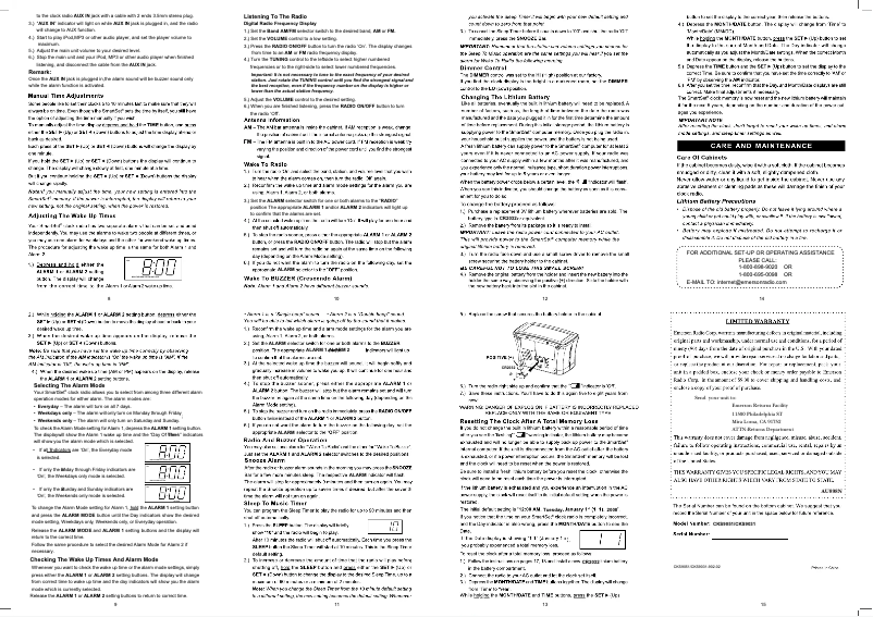 Page n°1 - Manuel utilisateur Emerson CKS9031