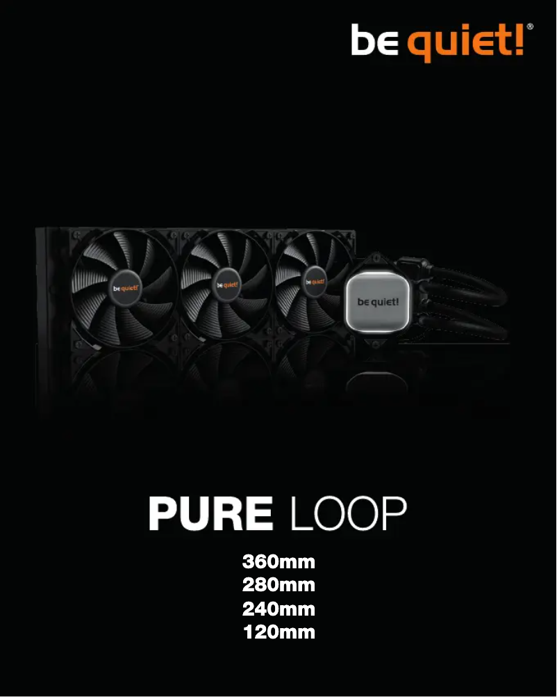 Página 1 del manual Manual de usuario Be Quiet! Pure Loop