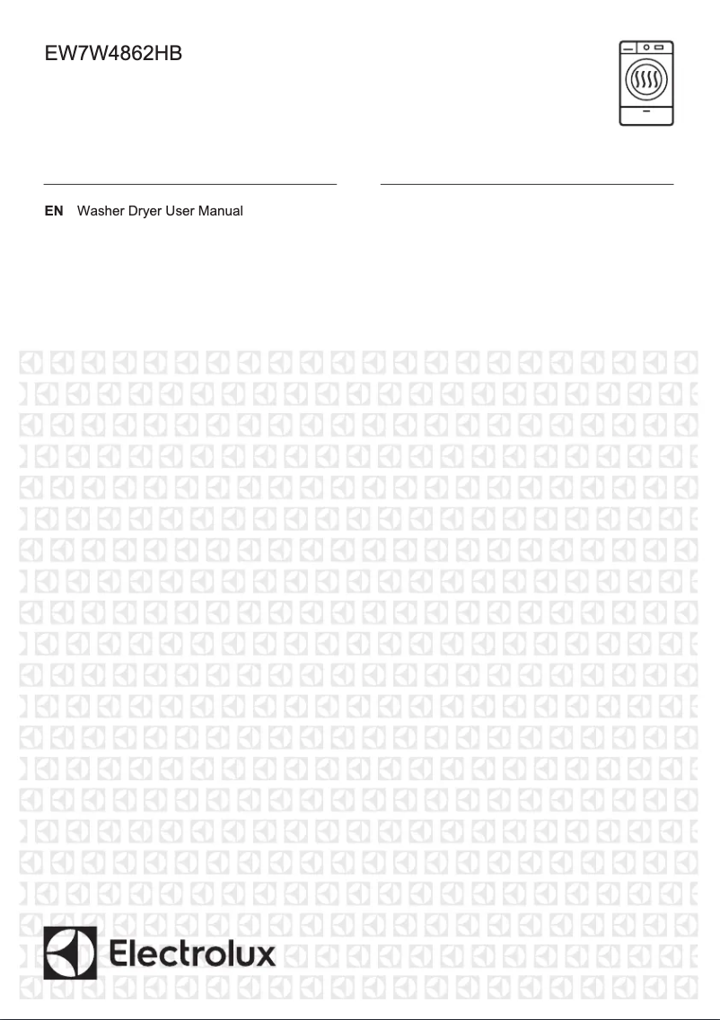 Page 1 de la notice Manuel utilisateur Electrolux EW7W4862HB