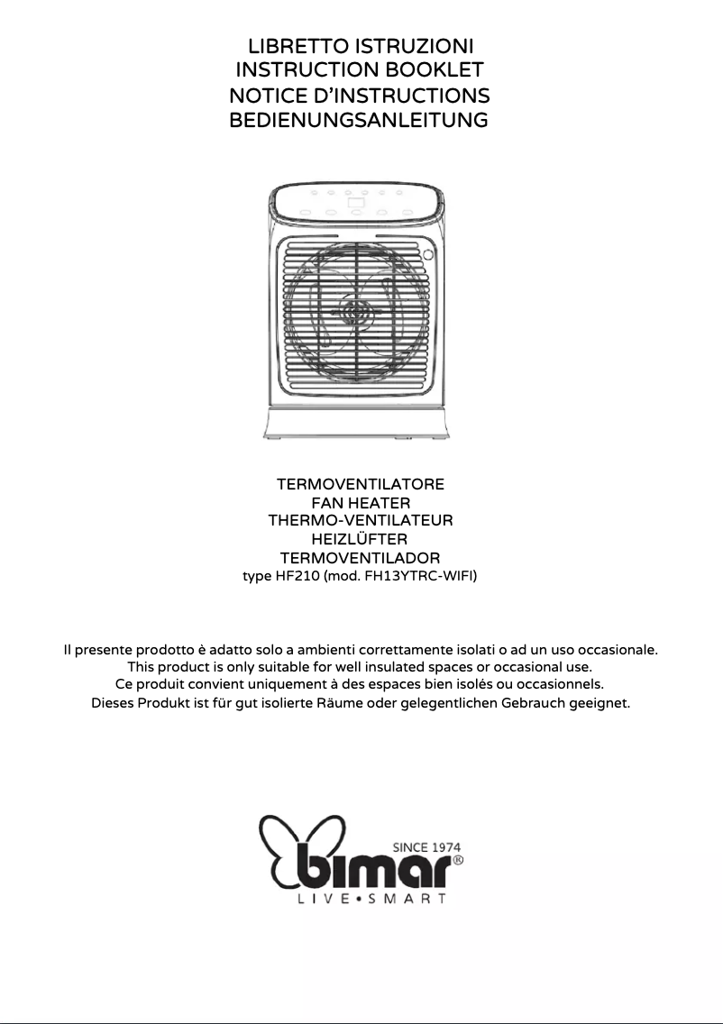 Image de la première page du manuel de l'appareil HF210
