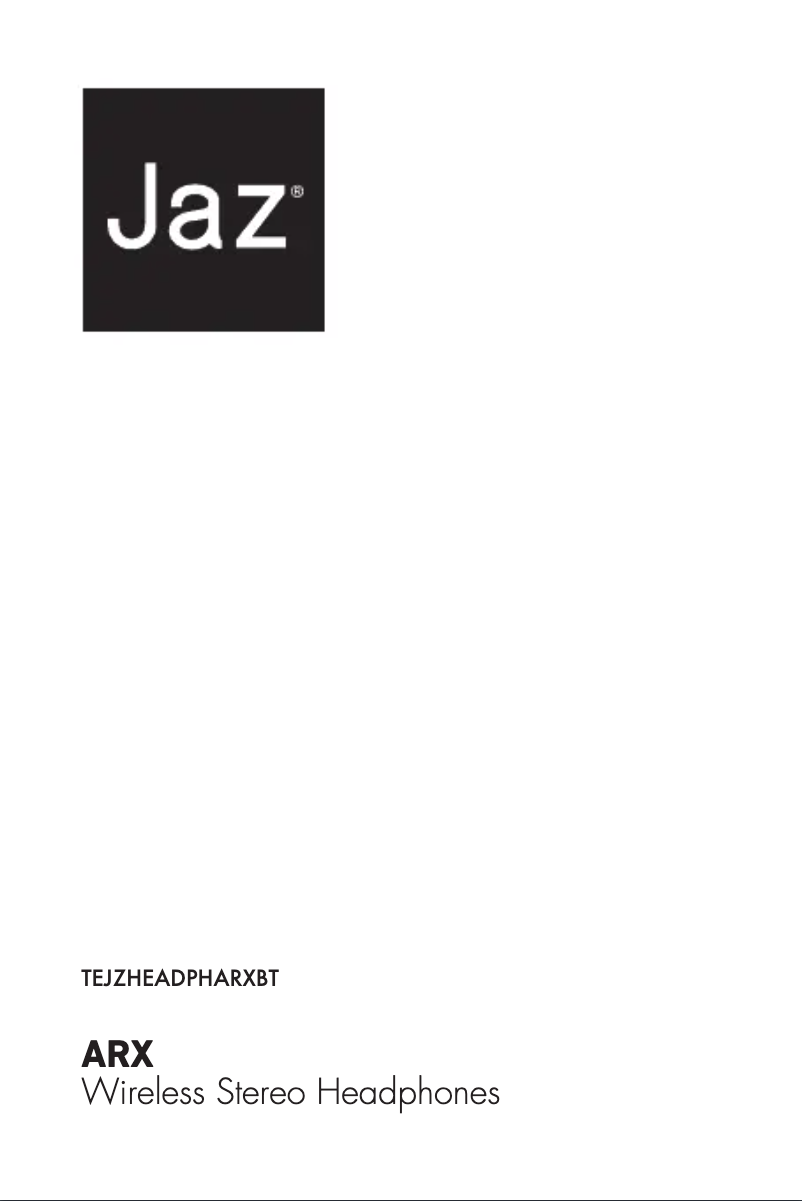 Page 1 de la notice Manuel utilisateur JAZ Audio ARX