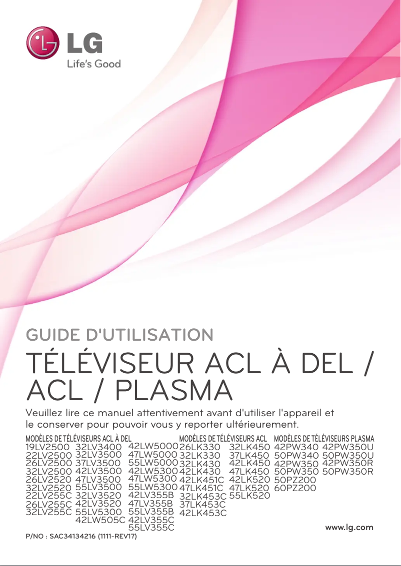 Página 1 del manual Manual de usuario LG 22LV255C