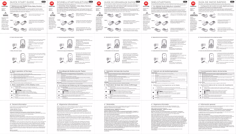 Página 1 del manual Manual de usuario Motorola MBP 24