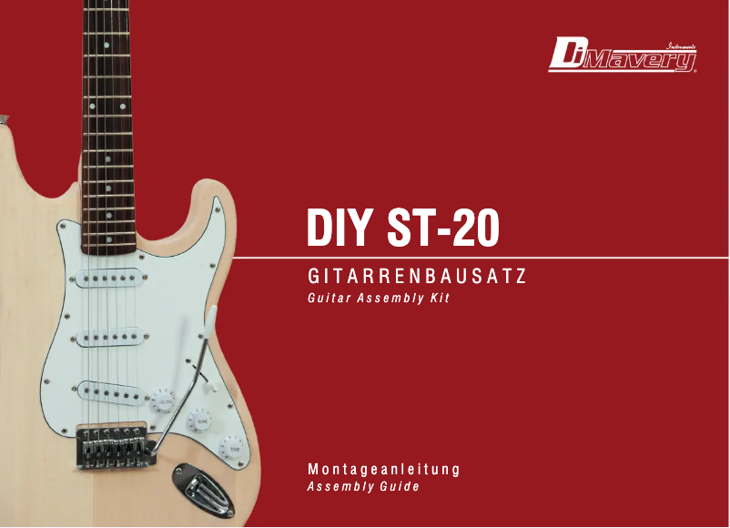 Page 1 de la notice Manuel utilisateur Dimavery DIY ST-20