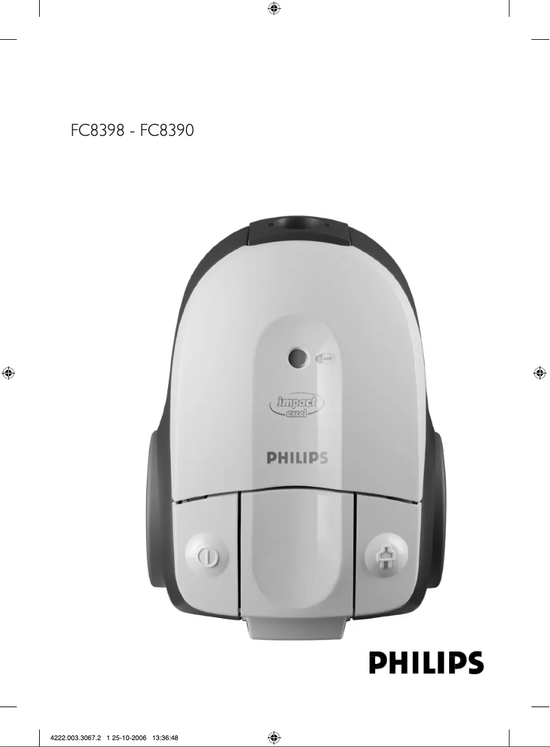 Página 1 del manual Manual de usuario Philips Impact Excel FC8396