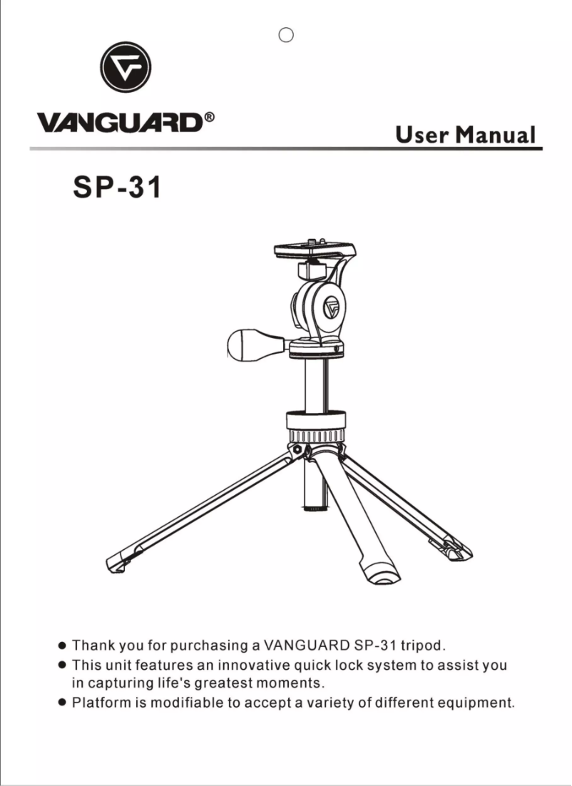 Page 1 of the manual User Manual Vanguard SP-31