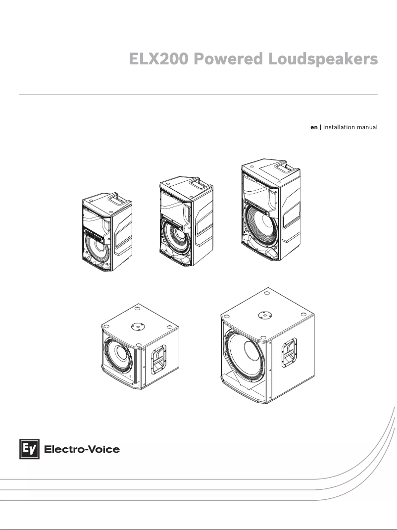 Imagen de la primera página del manual del dispositivo ELX200