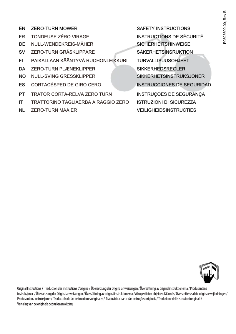 Page 1 de la notice Instructions / montage Cramer 82ZT132