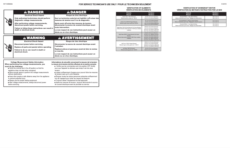 Page n°1 - Schéma de câblage KitchenAid KCED606GBL