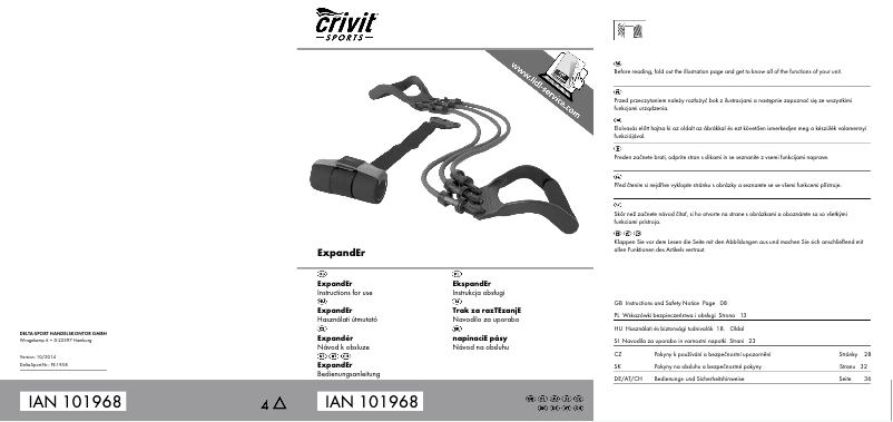 Página 1 del manual Manual de usuario Crivit IAN 101968