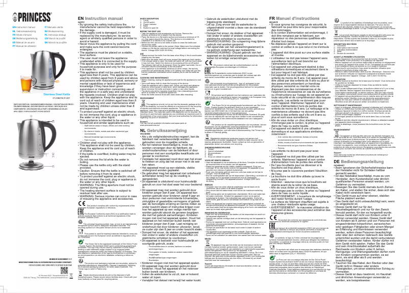 Página 1 del manual Manual de usuario Princess 236018