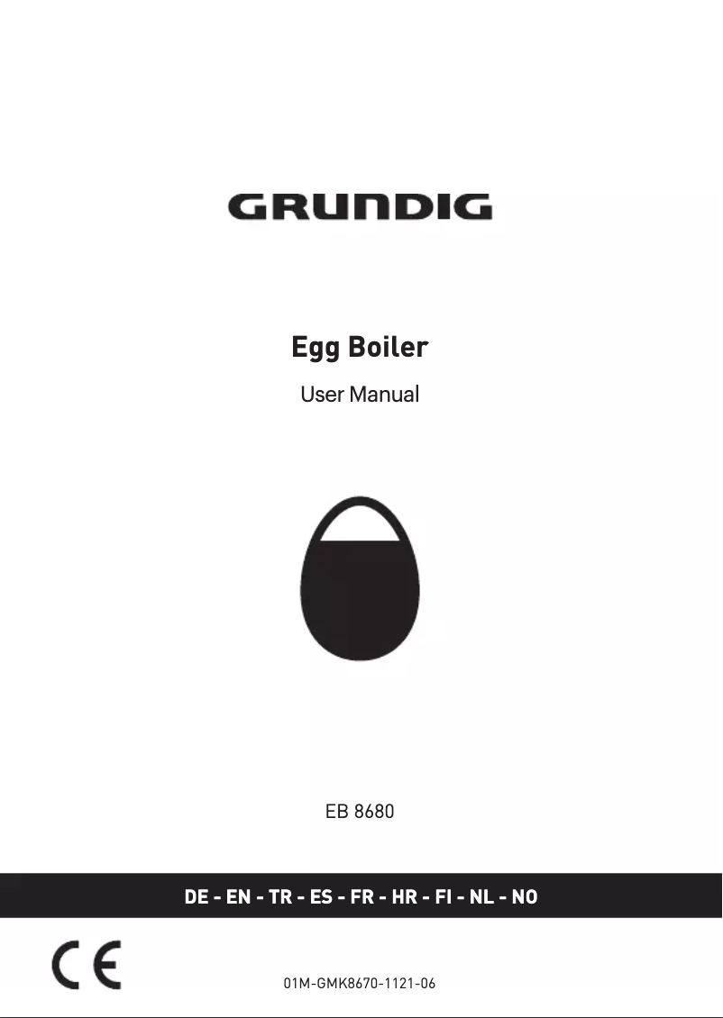 Page n°1 - Manuel utilisateur Grundig Delisia EB 8680