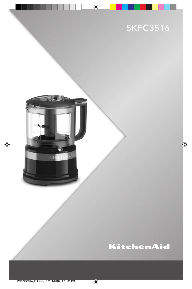 Page 1 de la notice Manuel utilisateur KitchenAid 5KFC3516